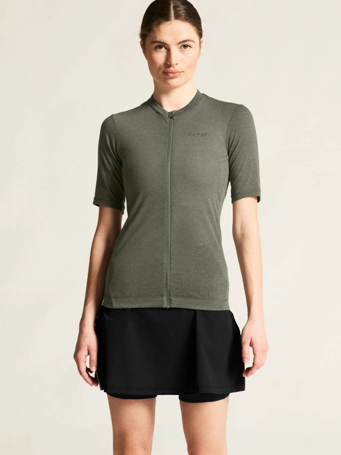 Craft Sportswear T-Shirts & Tröjor^Everyday Wool SS Jersey W Leaf/Melange