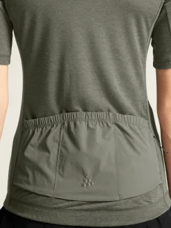 Craft Sportswear T-Shirts & Tröjor^Everyday Wool SS Jersey W Leaf/Melange
