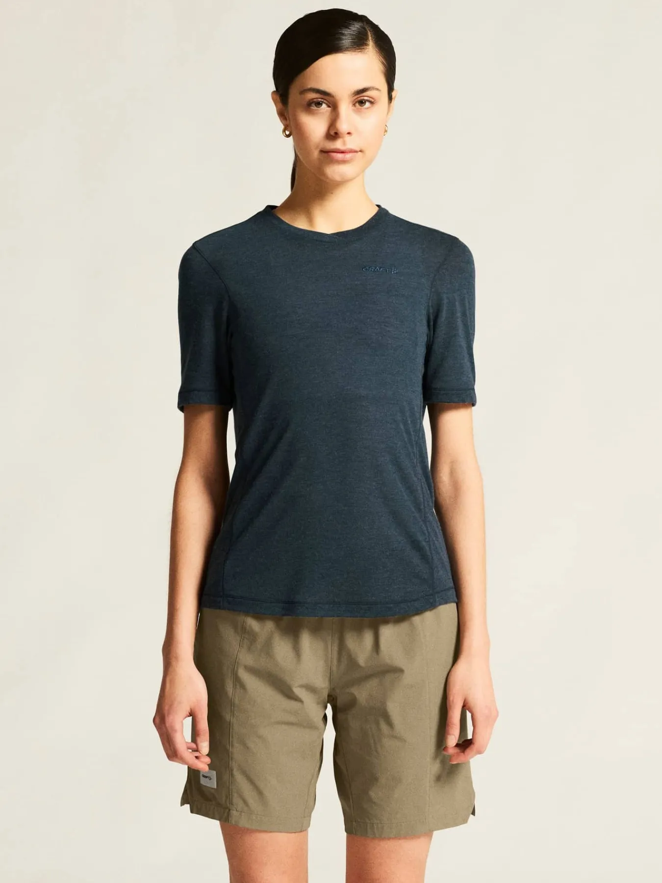 Craft Sportswear T-Shirts & Tröjor^Everyday Wool SS Tee W North/Melange