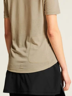 Craft Sportswear T-Shirts & Tröjor^Everyday Wool SS Tee W Hay/Melange