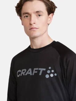 Craft Sportswear Mellanlager|Teamwear^Evolve Crew Neck M Black-Logo