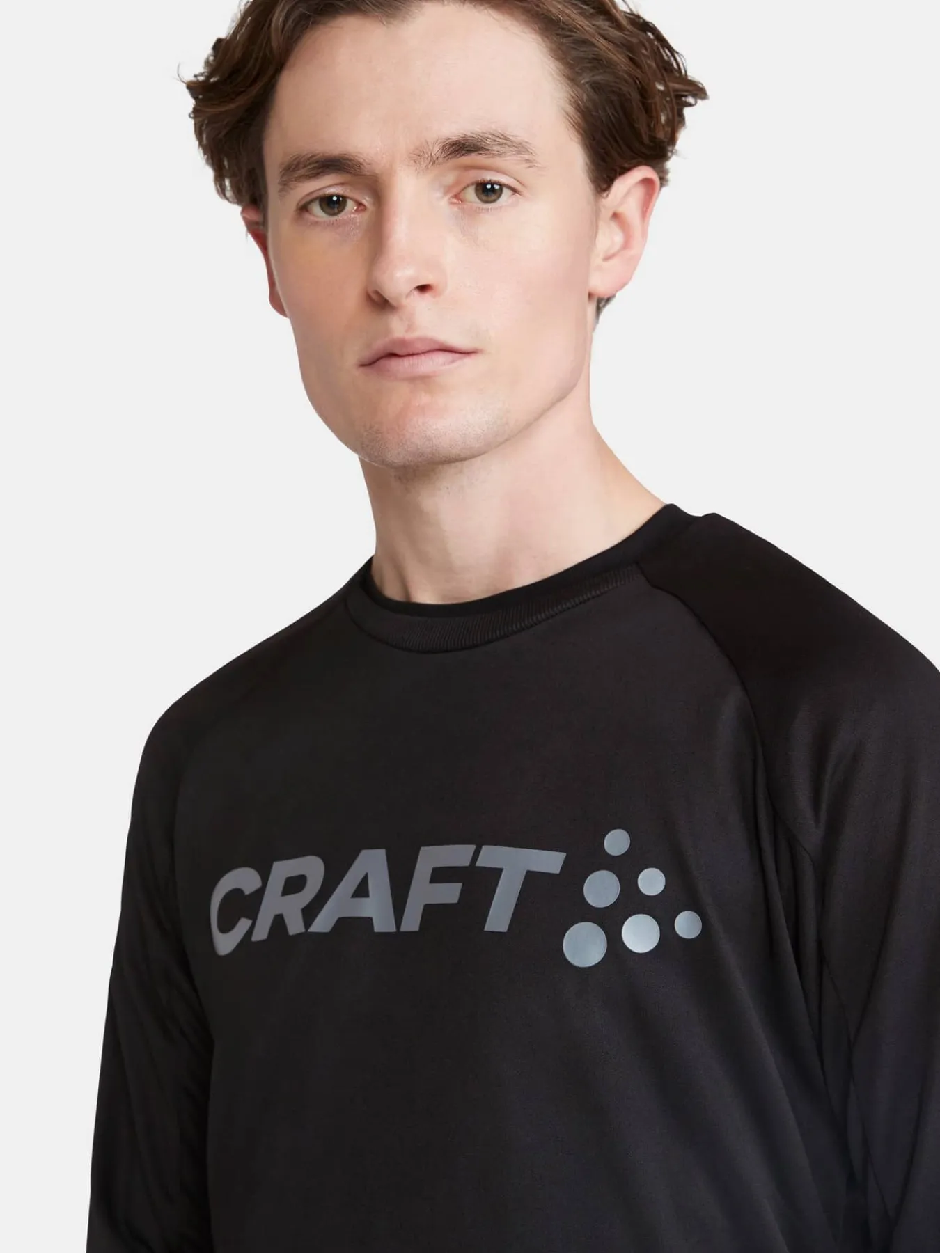Craft Sportswear Mellanlager|Teamwear^Evolve Crew Neck M Black-Logo