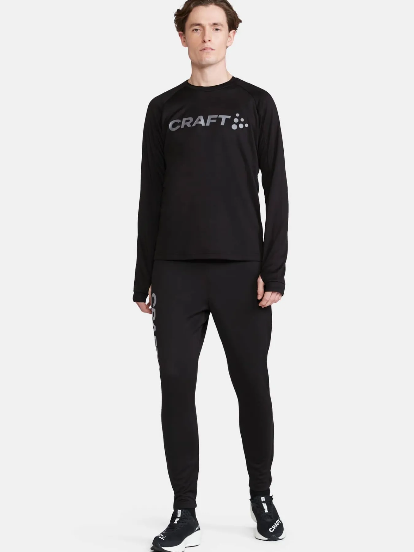 Craft Sportswear Mellanlager|Teamwear^Evolve Crew Neck M Black-Logo