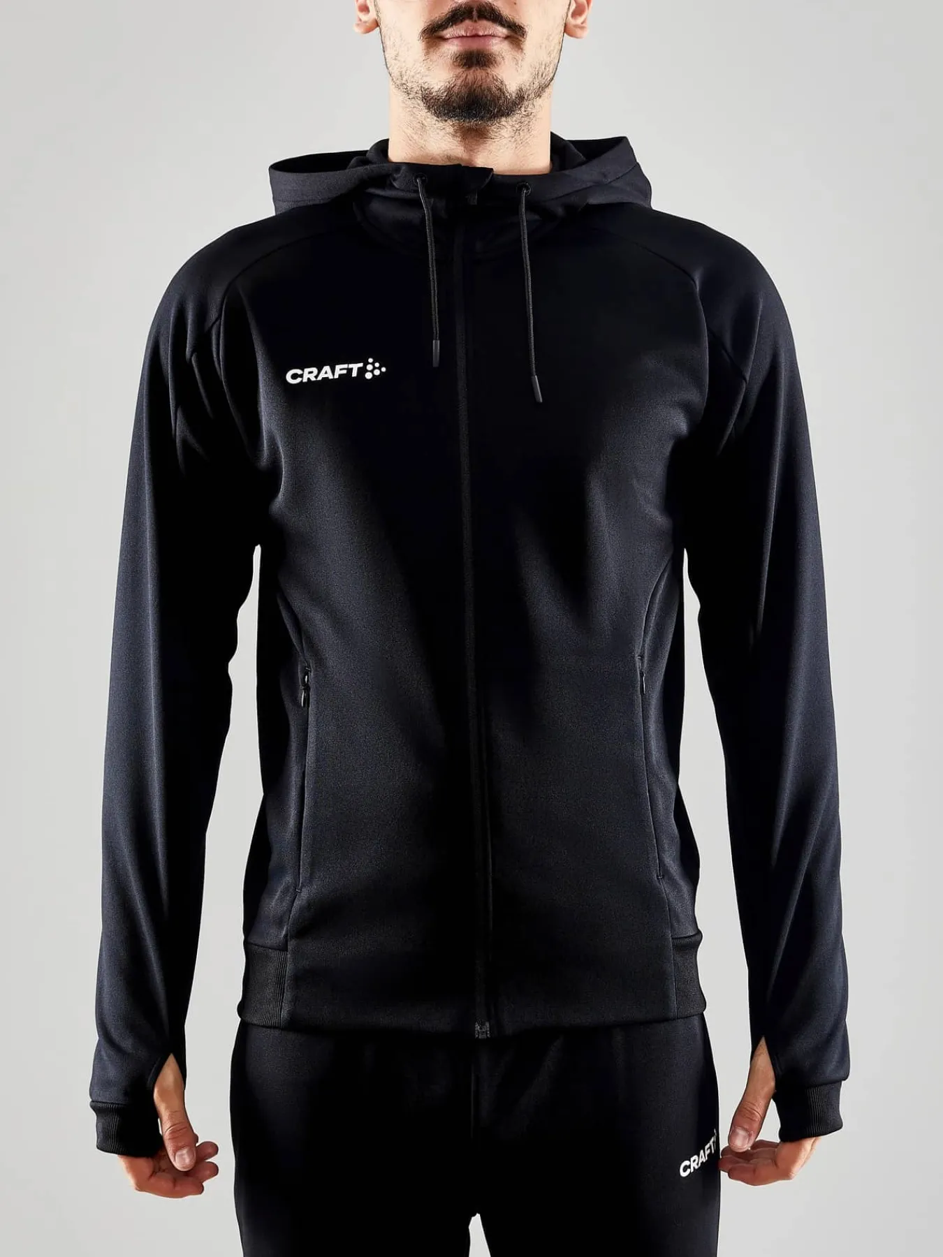Craft Sportswear Hoodies & Sweatshirts|Teamwear^Evolve Hood Jacket M Black