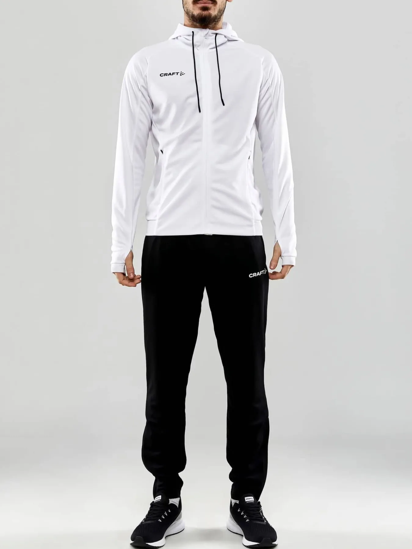 Craft Sportswear Hoodies & Sweatshirts|Teamwear^Evolve Hood Jacket M White