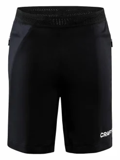 Craft Sportswear Shorts^Evolve Zip Pocket Shorts Jr Black