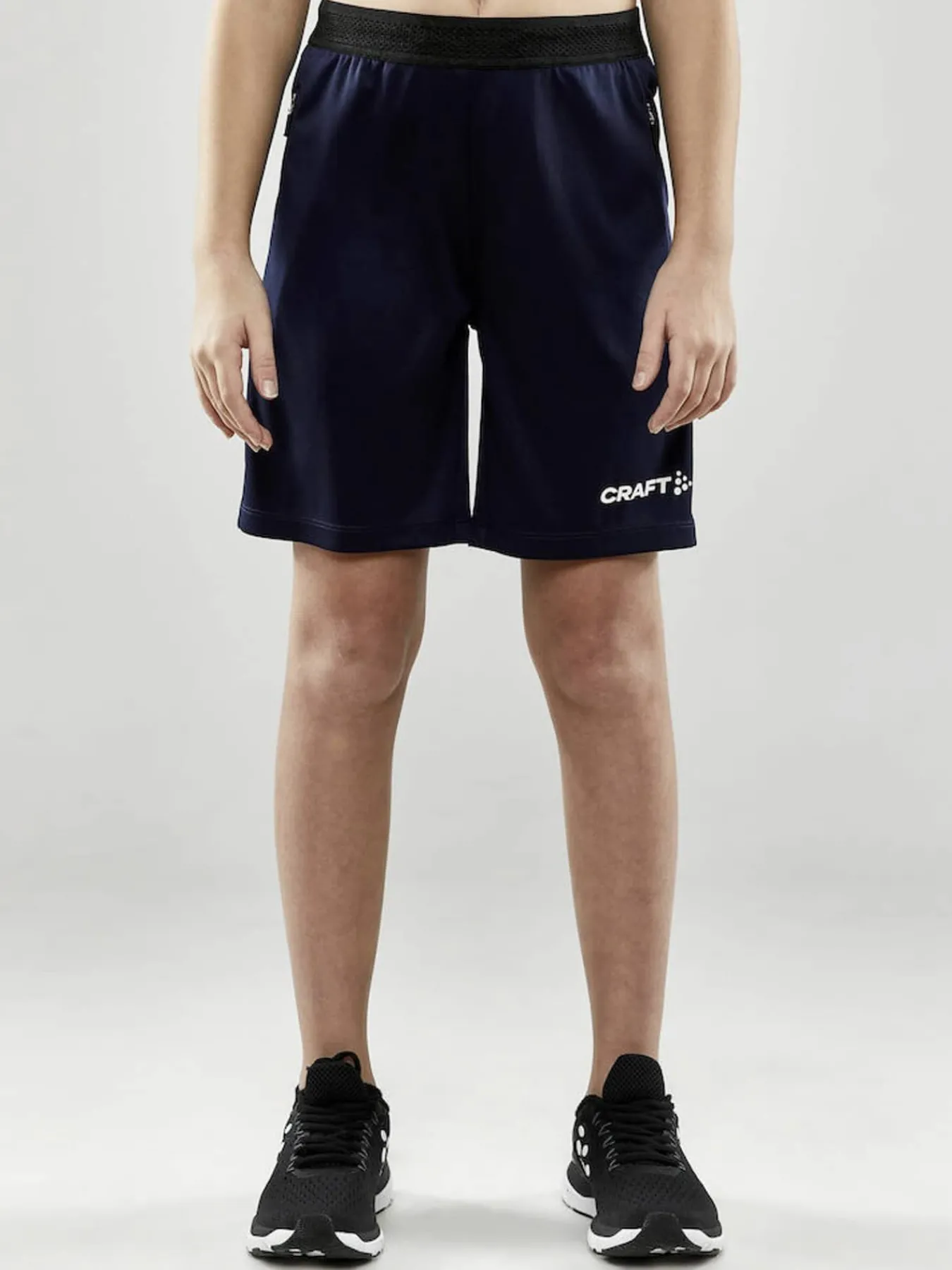 Craft Sportswear Shorts^Evolve Zip Pocket Shorts Jr Navy
