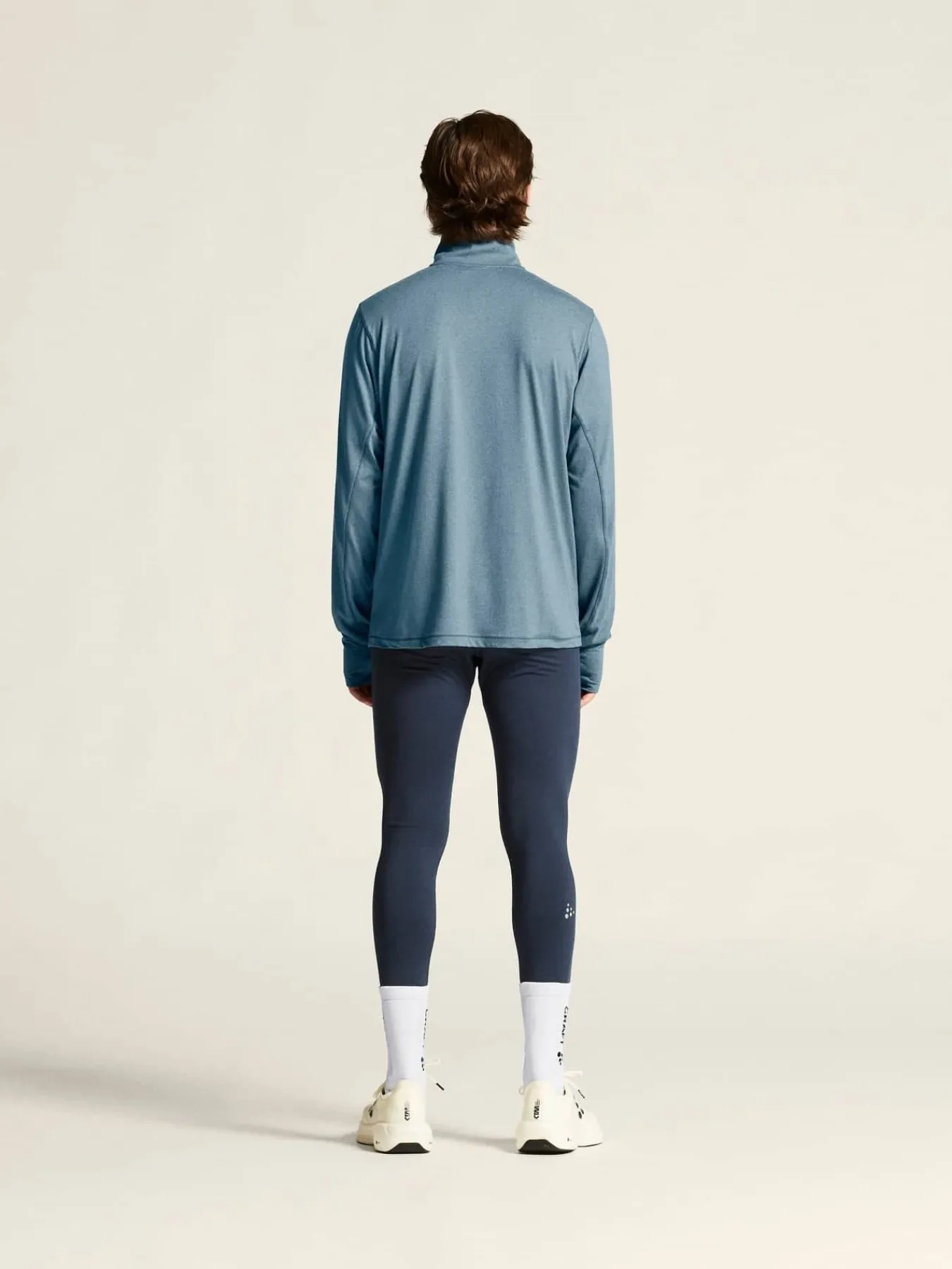 Craft Sportswear T-Shirts & Tröjor|Mellanlager^Flow HZ LS M Real/Melange