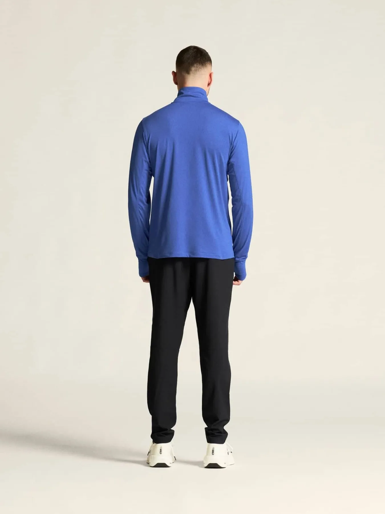 Craft Sportswear T-Shirts & Tröjor|Mellanlager^Flow HZ LS M Ink Blue/Melange