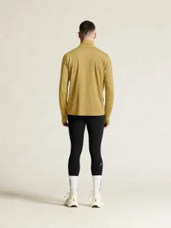 Craft Sportswear T-Shirts & Tröjor|Mellanlager^Flow HZ LS M Khaki Melange