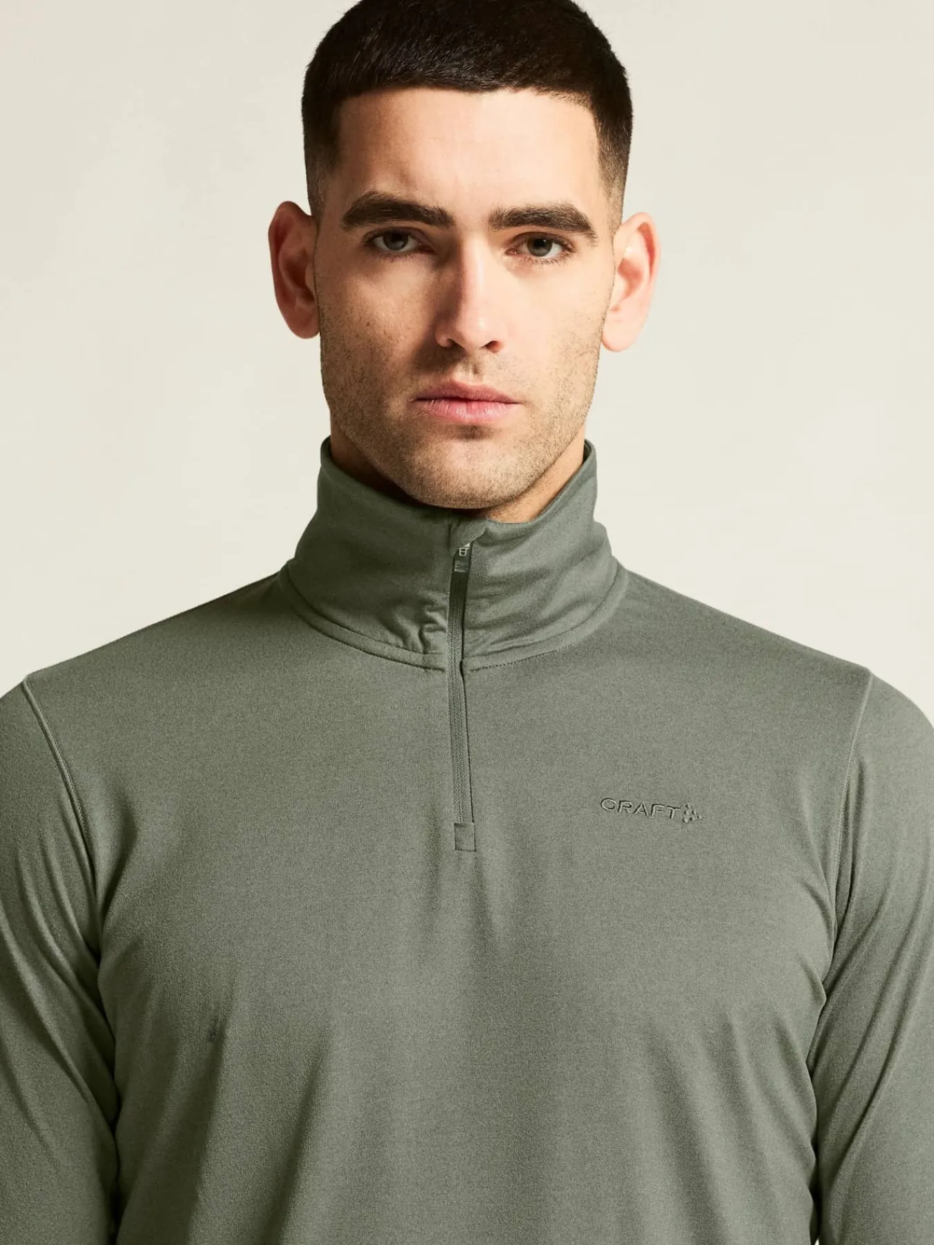 Craft Sportswear T-Shirts & Tröjor|Mellanlager^Flow HZ LS M Leaf Melange
