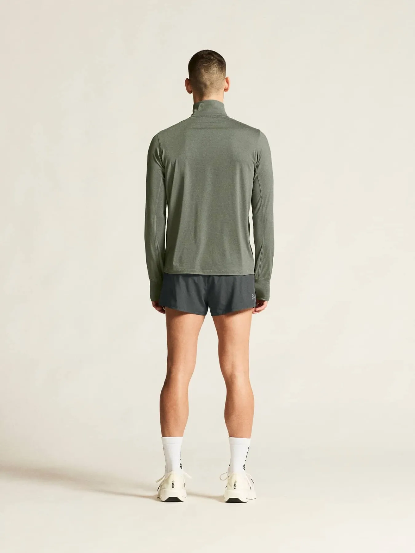 Craft Sportswear T-Shirts & Tröjor|Mellanlager^Flow HZ LS M Leaf Melange