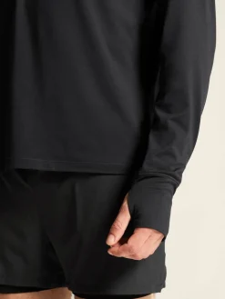Craft Sportswear T-Shirts & Tröjor|Mellanlager^Flow HZ LS M Black/Melange