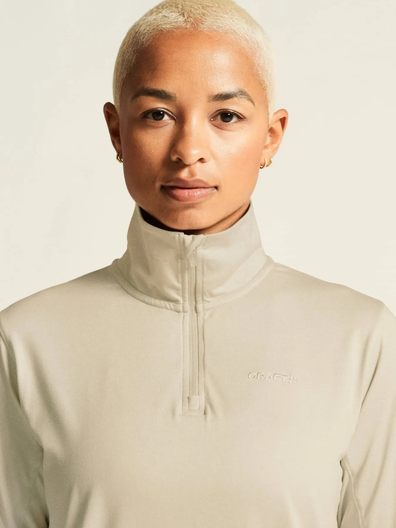 Craft Sportswear Träning^Flow HZ LS W Plaster/Melange