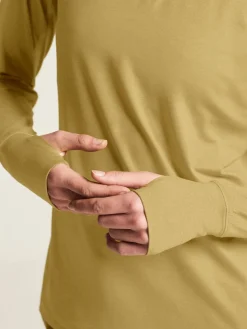 Craft Sportswear Träning^Flow HZ LS W Khaki Melange