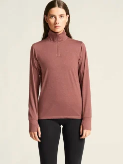Craft Sportswear Träning^Flow HZ LS W Rose Brown/Melange