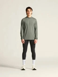 Craft Sportswear T-Shirts & Tröjor|Mellanlager^Flow MN LS M Leaf/Melange