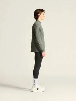 Craft Sportswear T-Shirts & Tröjor|Mellanlager^Flow MN LS M Leaf/Melange