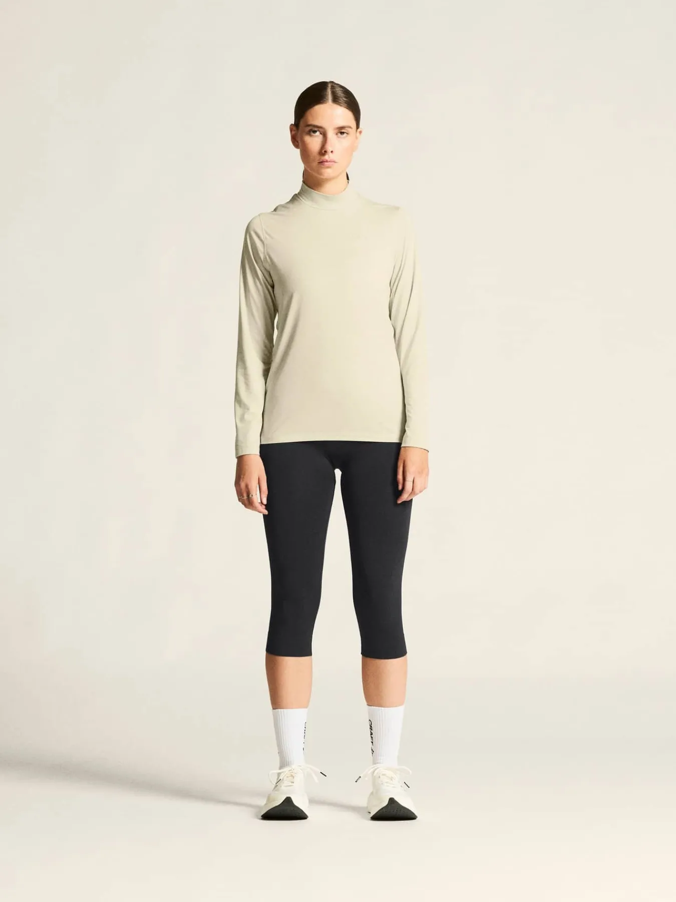 Craft Sportswear Träning^Flow MN LS W Plaster/Melange