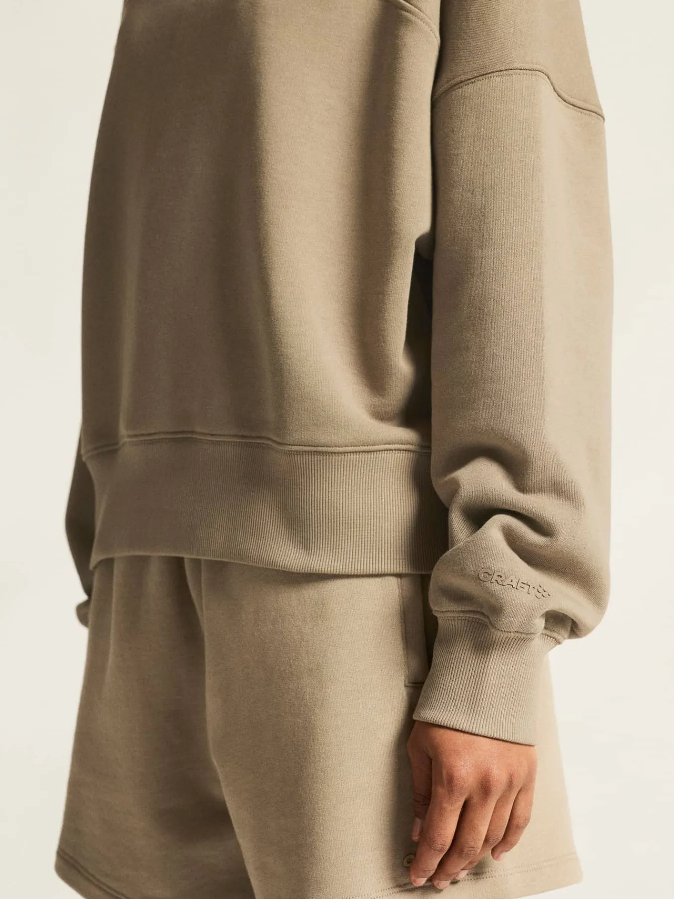 Craft Sportswear Hoodies & Sweatshirts^Frequent HZ Sweatshirt W Taupe