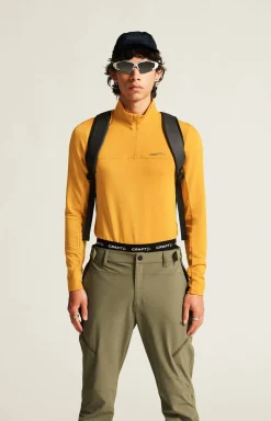 Craft Sportswear Mellanlager & Fleece|Mellanlager^Gain Midlayer M Turmeric