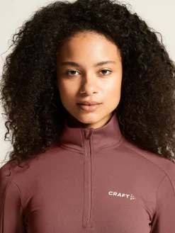 Craft Sportswear Mellanlager & Fleece|Mellanlager^Gain Midlayer W Rose Brown