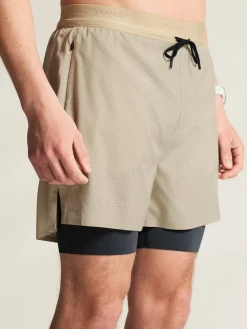Craft Sportswear Shorts^Hypervent 2-in-1 Shorts M Plaster