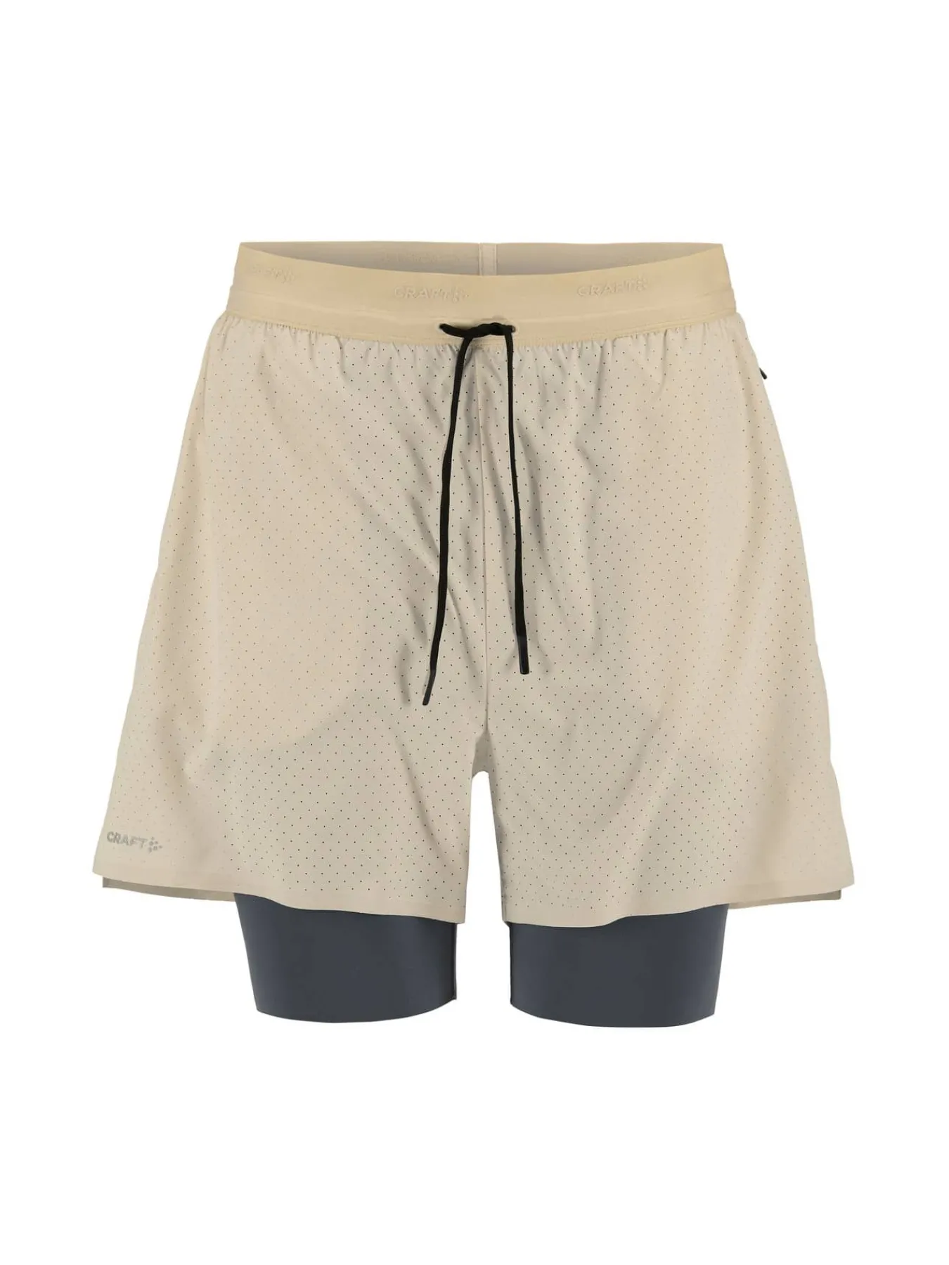 Craft Sportswear Shorts^Hypervent 2-in-1 Shorts M Plaster