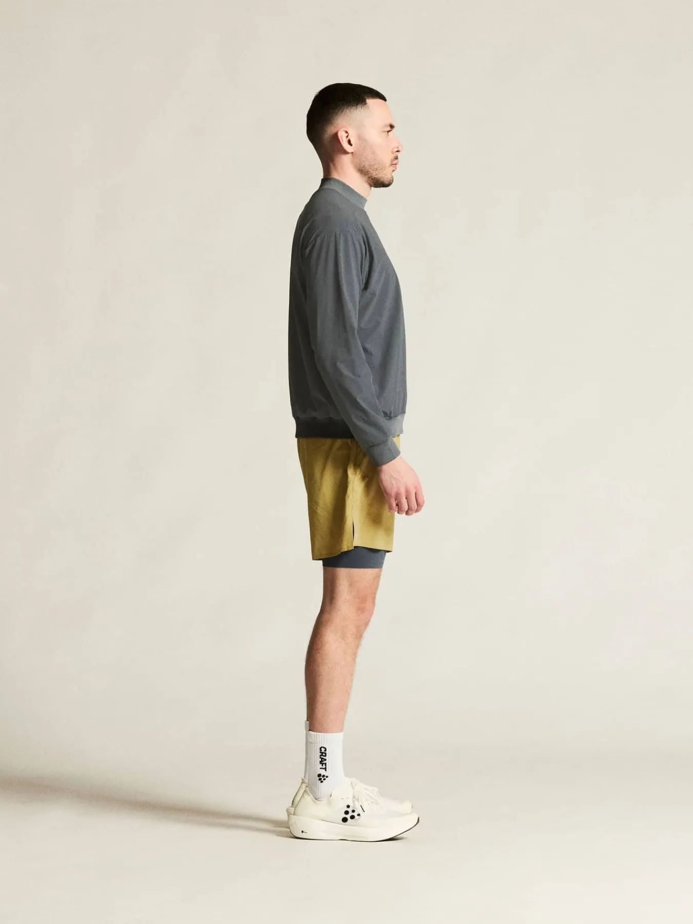 Craft Sportswear Shorts^Hypervent 2-in-1 Shorts M Khaki