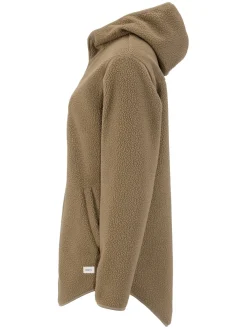 Craft Sportswear Mellanlager & Fleece|Mellanlager^Join Pile Fleece FZ Hood W Taupe