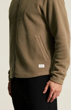Craft Sportswear Mellanlager^Join Pile Fleece FZ Hood M Taupe