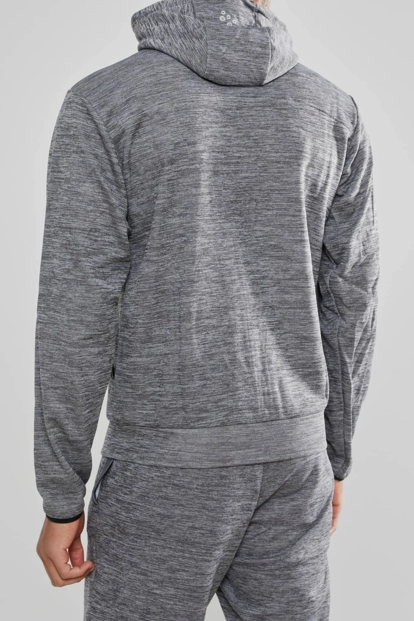 Craft Sportswear Hoodies & Sweatshirts^Leisure Full Zip Hood M Darkgrey melange