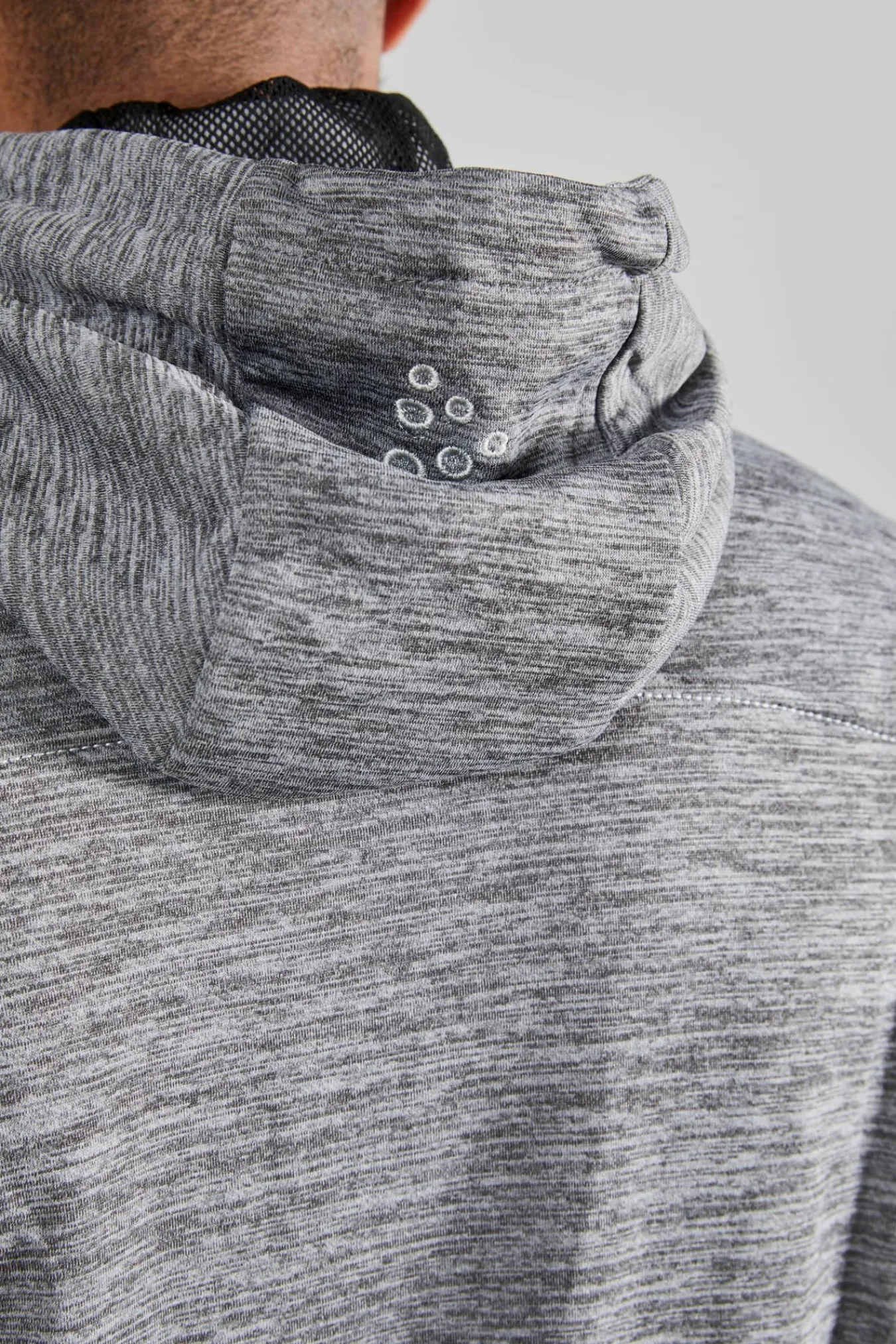 Craft Sportswear Hoodies & Sweatshirts^Leisure Full Zip Hood M Darkgrey melange
