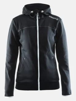 Craft Sportswear Hoodies & Sweatshirts^Leisure Full Zip Hood W Black
