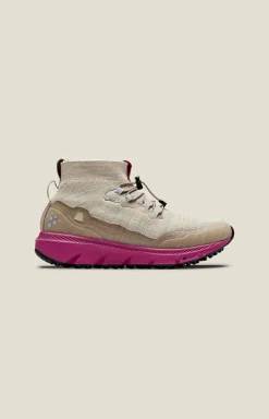 Craft Sportswear Promenadskor^Nordic Fuseknit Mid W Ecru- Roxo
