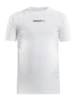 Craft Sportswear T-Shirt^Pro Control Compression Tee Jr White