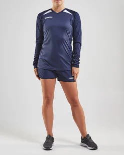 Craft Sportswear Padel|Teamwear^PRO Control Impact Ls Tee W Navy/White