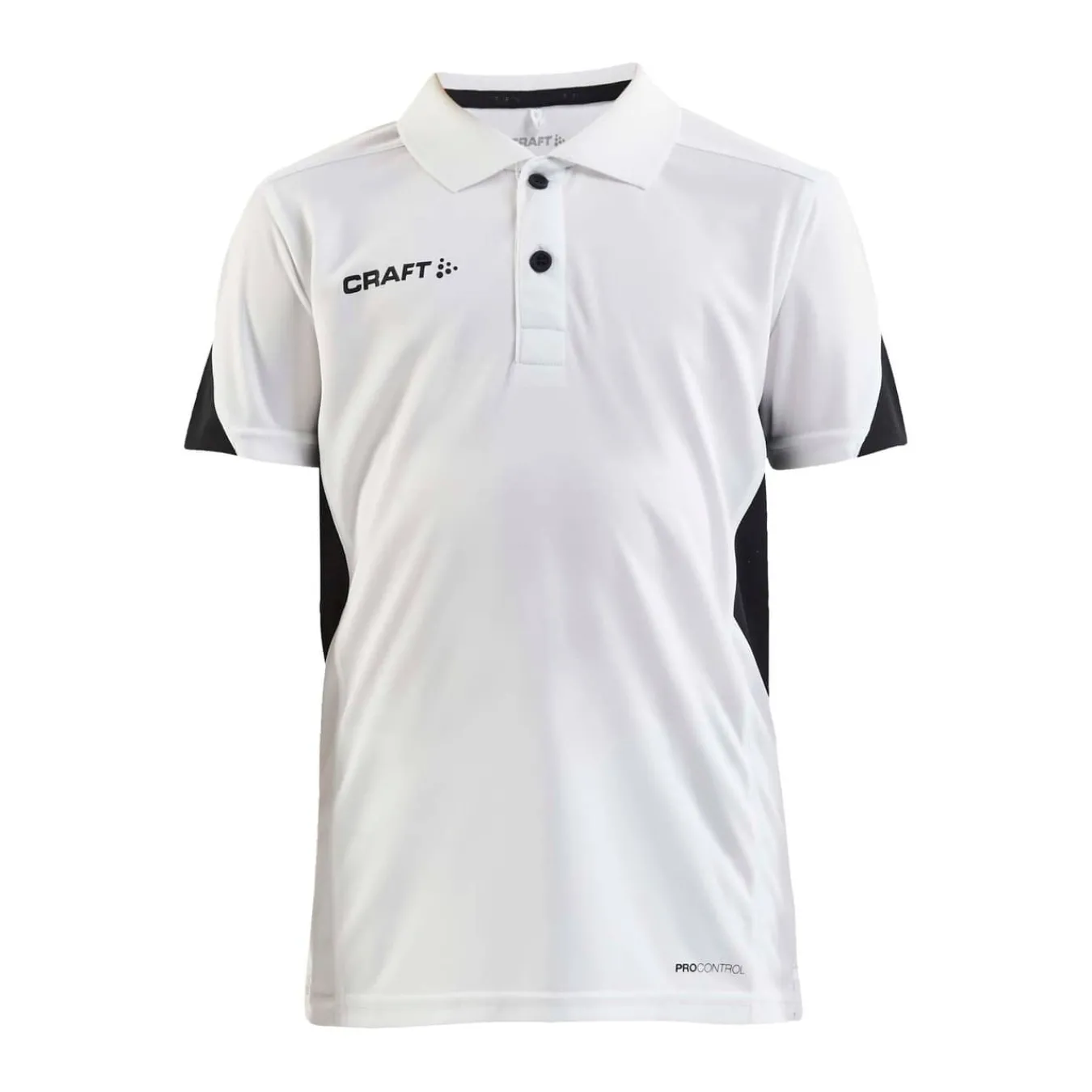 Craft Sportswear T-Shirt^PRO Control Impact Polo Jr White/Black