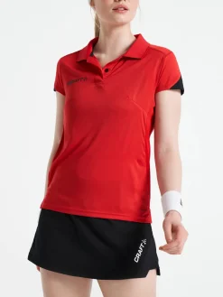Craft Sportswear Padel|Teamwear^PRO Control Impact Polo W Bright Red/Black