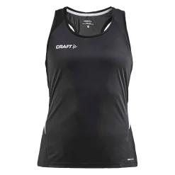 Craft Sportswear Linnen|Padel^PRO Control Impact Singlet W Black/White