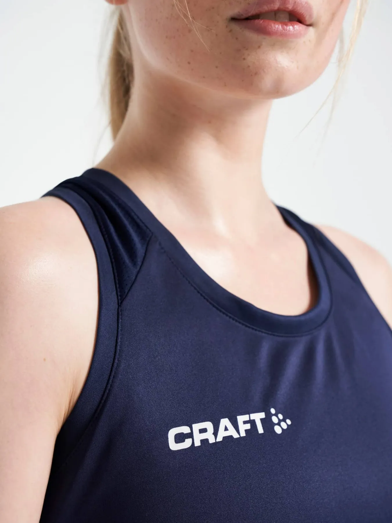 Craft Sportswear Linnen|Padel^PRO Control Impact Singlet W Navy/White