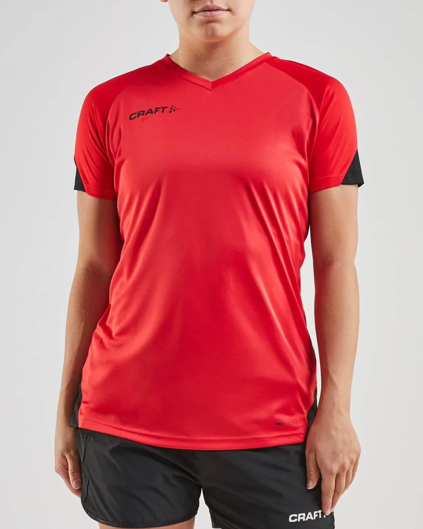 Craft Sportswear Padel|Teamwear^PRO Control Impact Ss Tee W Bright Red/Black