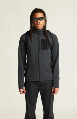 Craft Sportswear Mellanlager & Fleece|Mellanlager^PRO Explore Wool Midlayer M Black Melange
