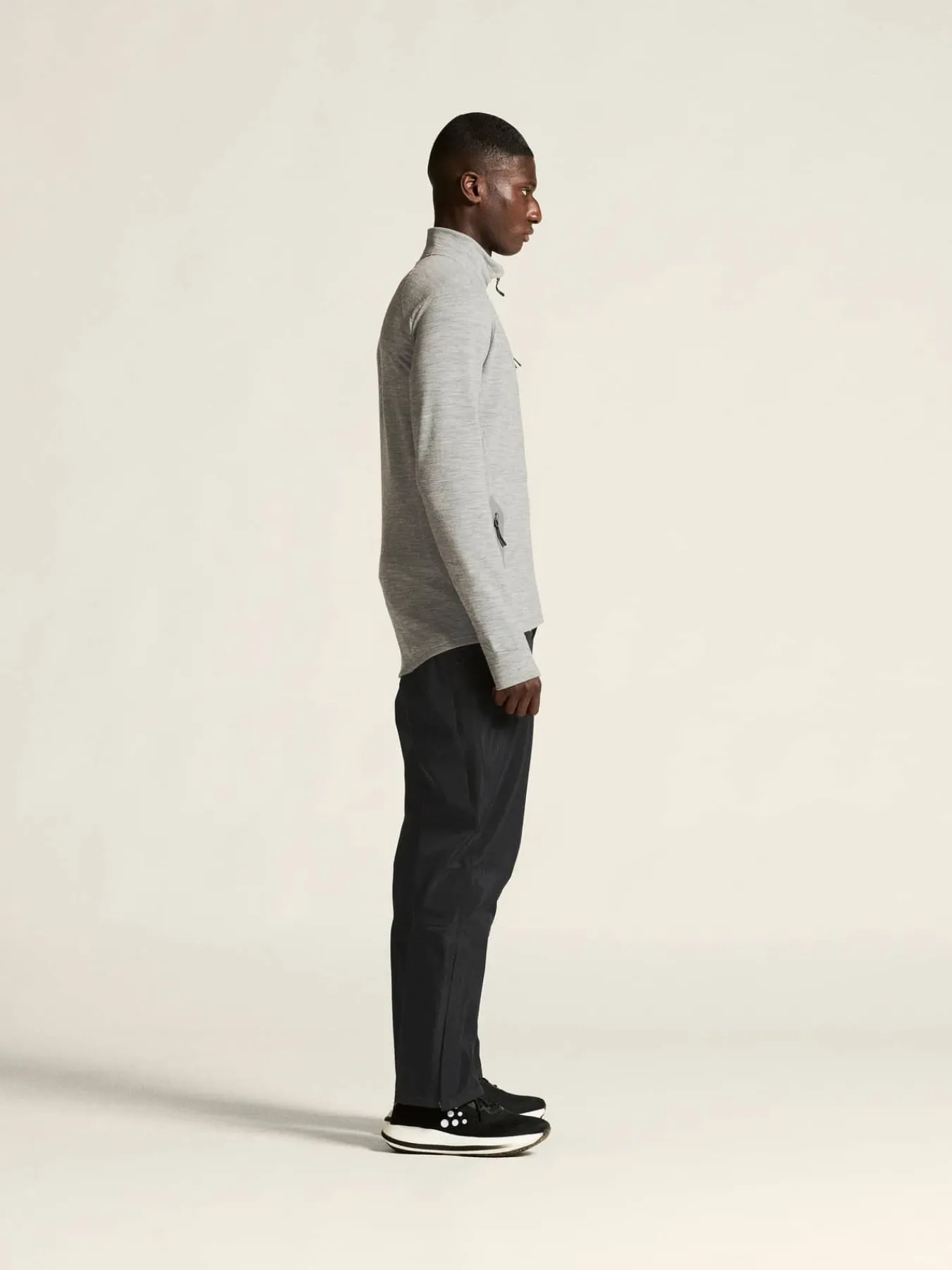 Craft Sportswear Mellanlager & Fleece|Mellanlager^PRO Explore Wool Midlayer M Grey Melange