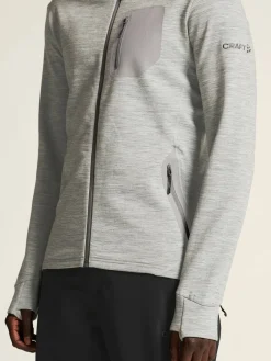 Craft Sportswear Mellanlager & Fleece|Mellanlager^PRO Explore Wool Midlayer M Grey Melange