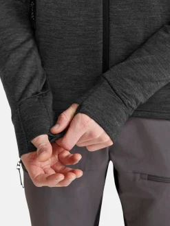Craft Sportswear Mellanlager & Fleece|Mellanlager^PRO Explore Wool Midlayer M Black Melange
