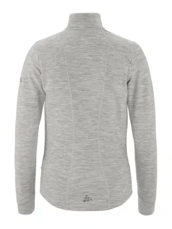 Craft Sportswear Mellanlager & Fleece|Mellanlager^PRO Explore Wool Midlayer W Grey Melange