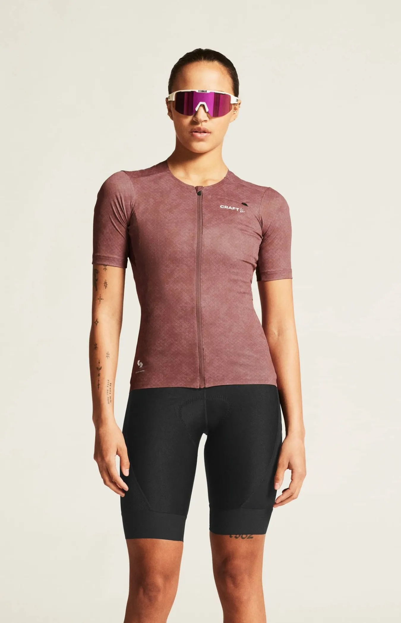 Craft Sportswear T-Shirts & Tröjor^PRO Gravel Ss Jersey W Rose Brown/Multi
