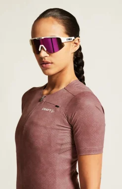 Craft Sportswear T-Shirts & Tröjor^PRO Gravel Ss Jersey W Rose Brown/Multi
