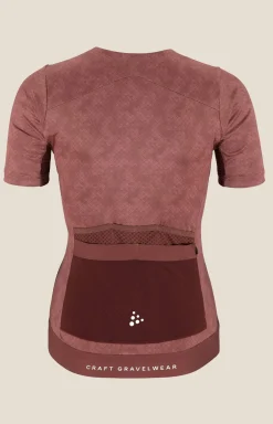 Craft Sportswear T-Shirts & Tröjor^PRO Gravel Ss Jersey W Rose Brown/Multi
